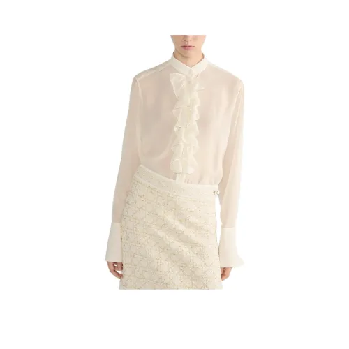 DIOR Экрю Женские Рубашки