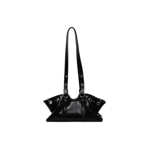 WRELS ПУ (полиуретан) Сумка через плечо Женская Черная Кофейная Коричневая