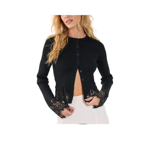 NASTY GAL Вязаная модель Кружево Подол Детали Кардиган Трикотаж Женские