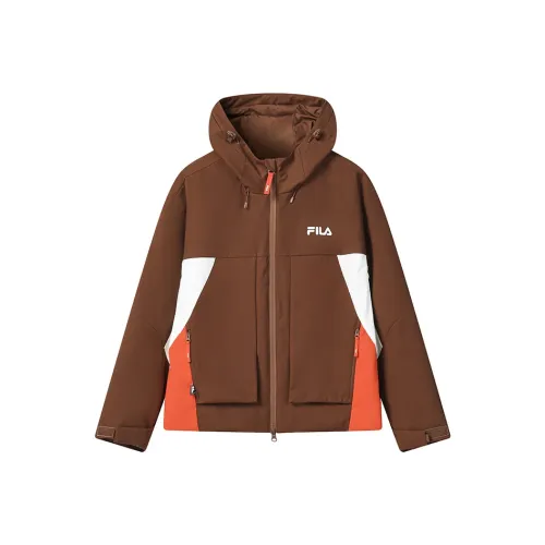 FILA ORIGINALE Пуховик Женские Mulan Коричневый