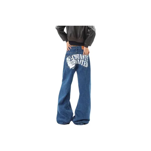 Clog Heel Темно-синий Унисекс Джинсы