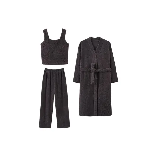 Cotton Gene Черный Женский Пижамный Комплект