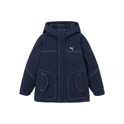 PUMA Down Jacket Sportstyle Series Темно-синий Детский