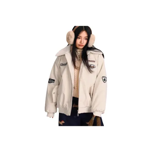 GUOZHEN Абрикос Женские пуховики