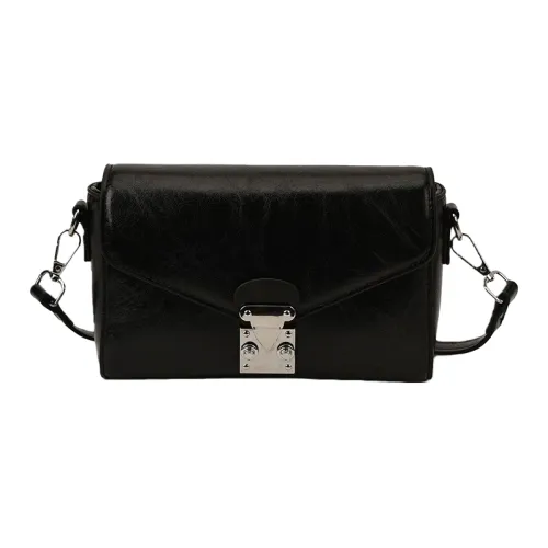 WRELS ПУ (полиуретан) Сумка через плечо Стандартная Женская Черная Кофейная