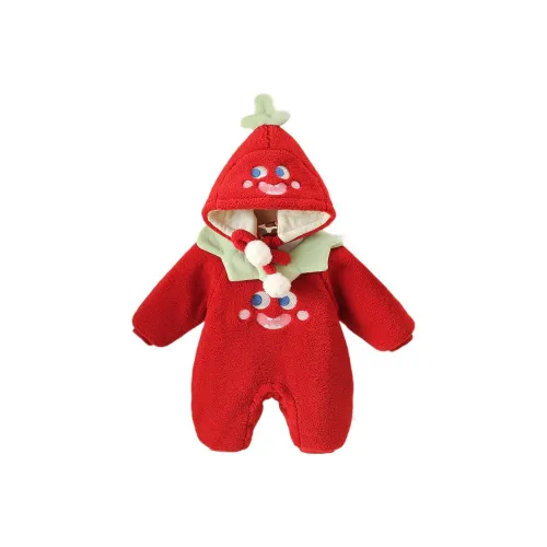 Деревянные дома Комбинезоны и ползунки Красный Младенец для малышей