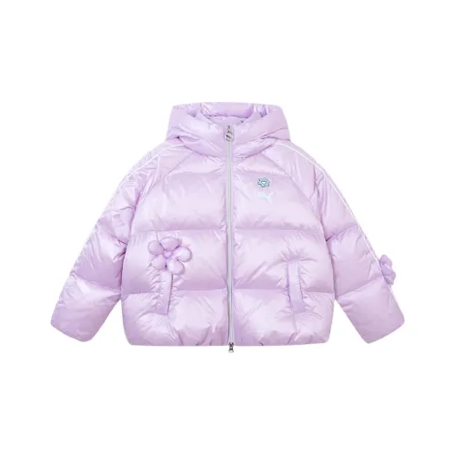 PUMA Down Jacket Sportstyle Series Розовый Фиолетовый Детский