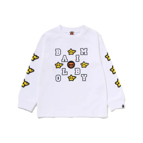 A BATHING APE T-рубашка FW25 для детей в возрасте 3-7 лет