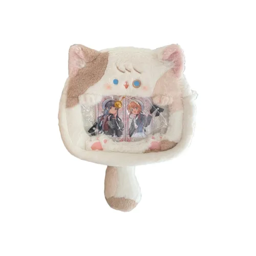 Lv Fielder Плюшевый Рюкзак Средний Белый