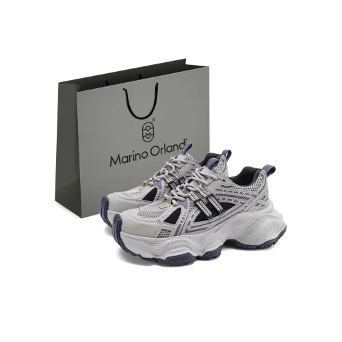 FOXER x MARINO ORLANDI Низкий топ толстая подошва кроссовки женские