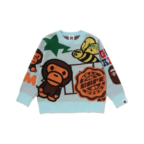 A BATHING APE Свитер FW25 Дети 3-7 лет