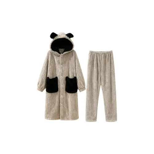 3060 Коричневый Sleep Lilac Pants Комплекты одежды Женские Банные халаты