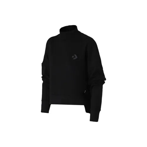 Конверс Свитер KNIT Средний воротник Трикотаж Женский Черный