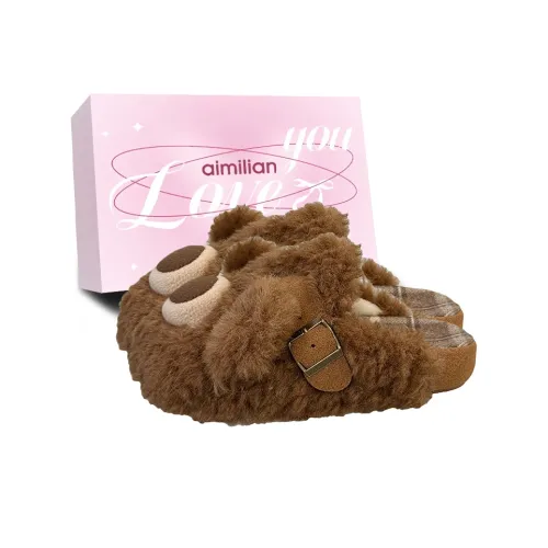 Aimilian Резиновая подошва Нет Особенный Эффект Домашние тапочки Женские