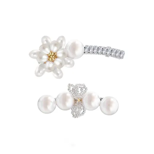 ROYALSASA Искусственный кристалл Заколки для волос Женские