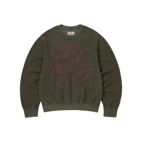 Thisisneverthat x Grateful Dead FW25 GD Iconography Двусторонний Crewneck Оливковый Свитер Унисекс