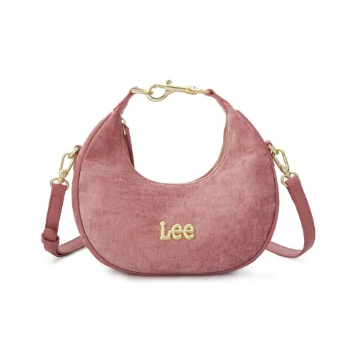Сумка через плечо Lee Co-branded модель из ткани женская розовая