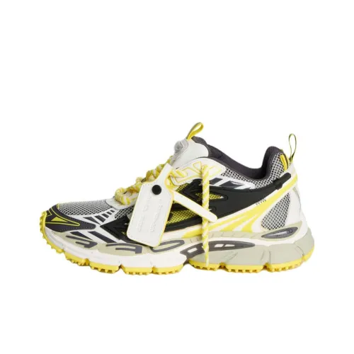 OFF Белый Be Правая сторона Спина Низкий Топ Повседневная обувь Женские Желтый