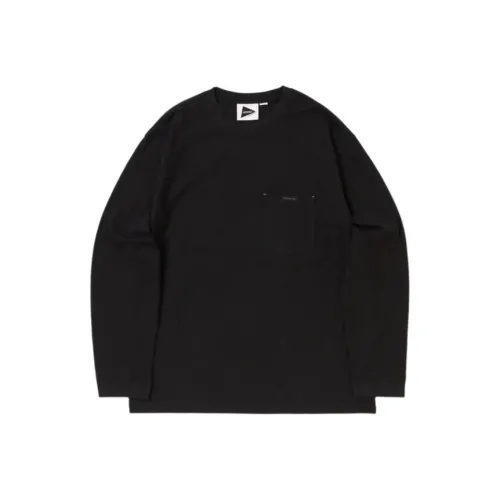 And wander Collaboration x GRAMICCI Fw25 Backprint L S Tee T-Shirt Унисекс