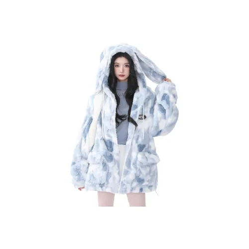 FLIM Синий Тон Женские Пуховики