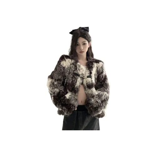 Mu Xiao Xin Вельвет Feel Пальто Женское