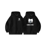 Пара 2 пачки (Черный флисовый свитшот + Черный флисовый свитшот)