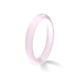 Светло-розовый браслет с эффектом кошачьего глаза