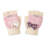 Hello Kitty Белый Розовый Трикотажная Ткань Перчатка