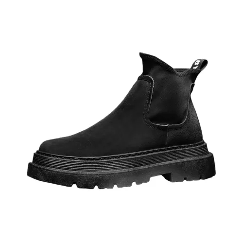 XINJIYUAN Коммутирование Slip-On Рабочая одежда Короткий Челси Мужской