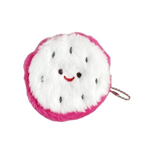 QICAIBOSHI Милый дракон Фрукты Стиль Ключница Украшение Плюшевая Подвеска 10 см Рекомендуемая высота