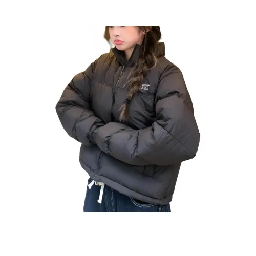 GUOZHEN Черный Женский пуховик