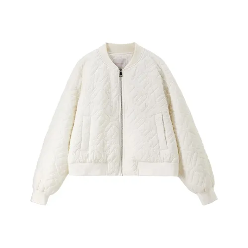 SENTUBILA Хлопковый пуховик женский цвет экрю