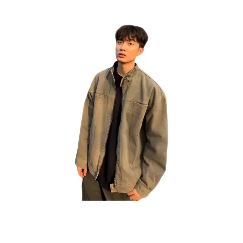 YUNPO Зеленый Унисекс Куртки