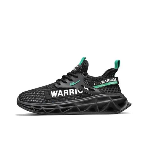 Warrior Отскок Баланс Поддержка Устойчивость к истиранию Дышащий Противоскользящий Низкий Топ Повседневная обувь Мужская Черный Белый