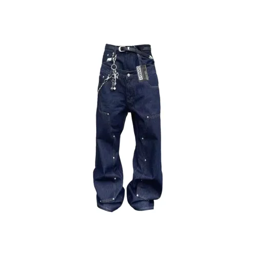 DAND Blue Unisex Jeans DAND Синий Унисекс Джинсы