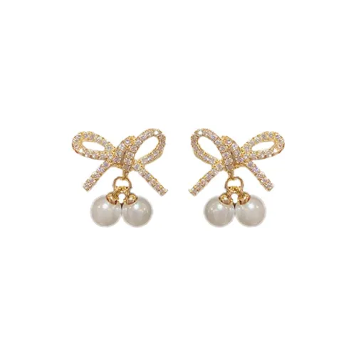 BONAS Микро Инкрустированные Серьги с Цирконием Женские