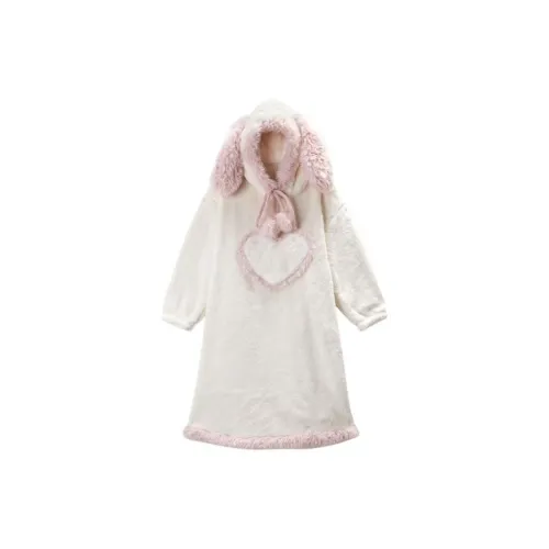 Yunpo Cute bunny Sleep Robe Женские Банные халаты