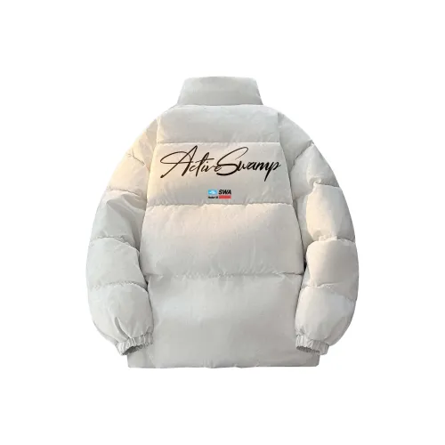 SWAMP AREA Хлопковый пуховик унисекс