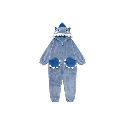 QIAOYUN Синий Домашние Комбинезоны для Женщин