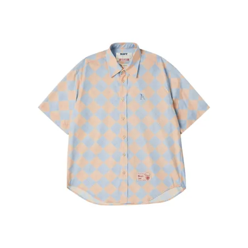 Beyond Closet Небесно-голубой Унисекс Рубашки