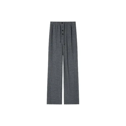 LOUISY AO Темно-серый Женские Повседневные Штаны