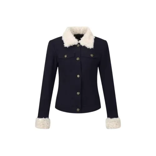 BABUGGE Темно-синий Премиум Женские Пуховики