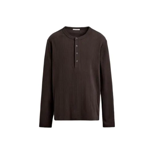 ZARA Collaboration Темно-коричневые Мужские T-рубашки