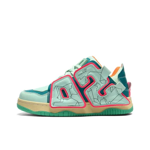 TAGD Высокие кроссовки для скейтбординга унисекс цвет озерно-голубой зеленый