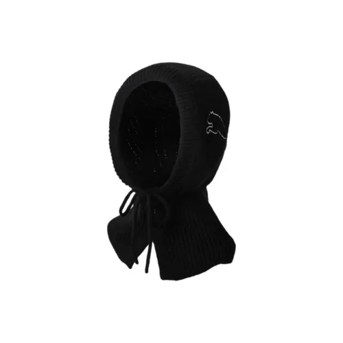 PUMA Акриловые шапки-бини для детей черный экрю