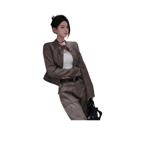 ONENINE34PM Кофе Пальто Женские Куртки