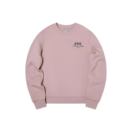 Erke Фужерные Розовые Женские Свитшоты