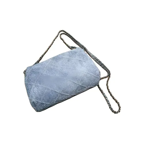 TORY BURCH Fleming Кожа Сумка через плечо Сумка на плечо Маленькая Женская Синяя