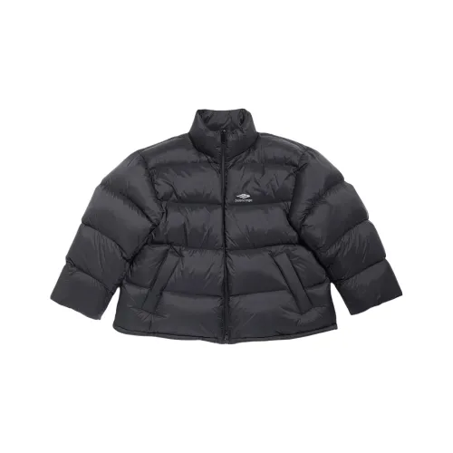 Balenciaga FW24 Хлопковый пуховик Мужской Черный