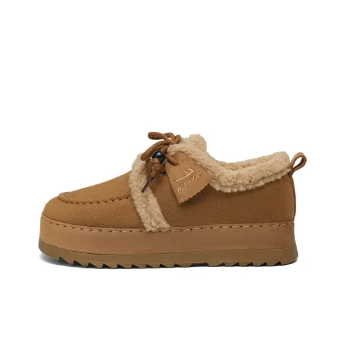 Warrior Термический Увеличивающий Высоту Устойчивый к Износу Низкий Топ Утепленная Обувь Женская